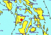 4.8 evening earthquake jolts Panay Island Photo courtesy of PHIVOLCS