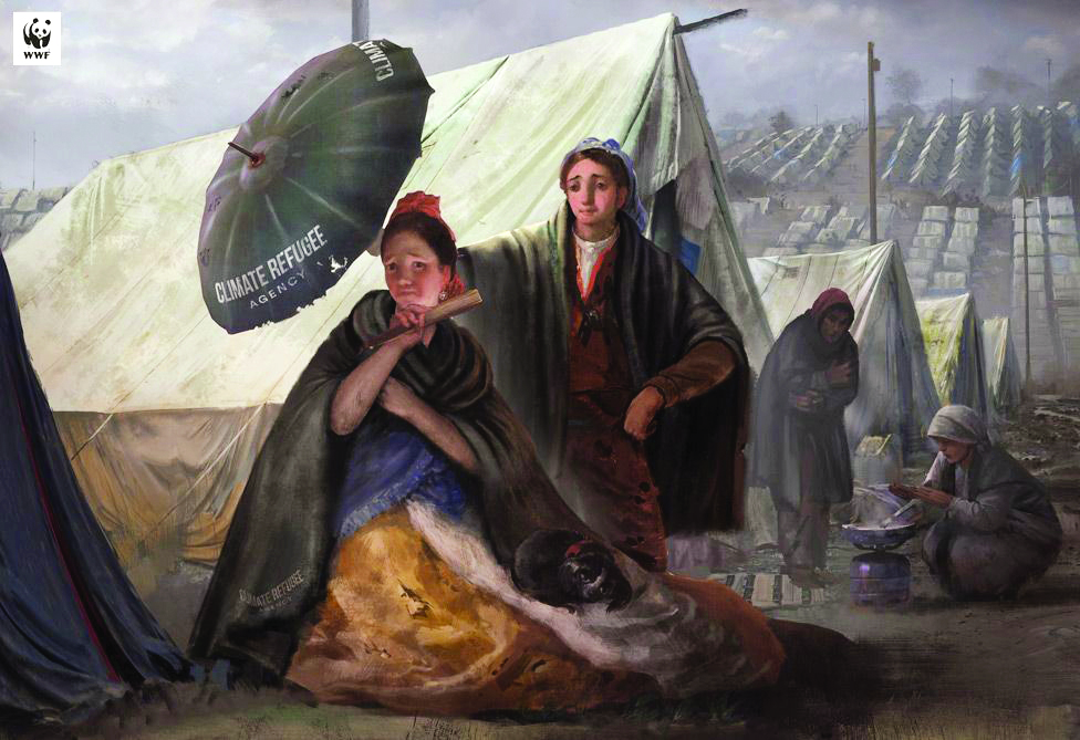 WWF, Prado Museum use art to depict impact of climate change