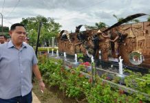 National Museum cites Iloilo capitol complex A WALK THROUGH HISTORY. Iloiloās Gov. Arthur Defensor Jr. inspects the āPanaysayon sang Paranublionā wall at the redeveloped provincial capitol grounds on Bonifacio Drive, Iloilo City. The wall, 15 meters long and two meters high, encapsulates Iloiloās rich history and heritage through a mix of bas-relief, alto-rilievo (high relief) and fully sculptured figures. IAN PAUL CORDERO/PN