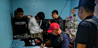 Hector Viva and Eman Jimena were nabbed in an entrapment operation in Barangay Vista Alegre, Bacolod City on Dec. 6. POLICE STATION 7/BCPO