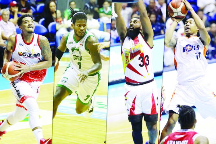 Jason Perkins, Jaymar Perez, Moala Tautuaa, and Chris Newsome. TIEBREAKER TIMES PHOTO