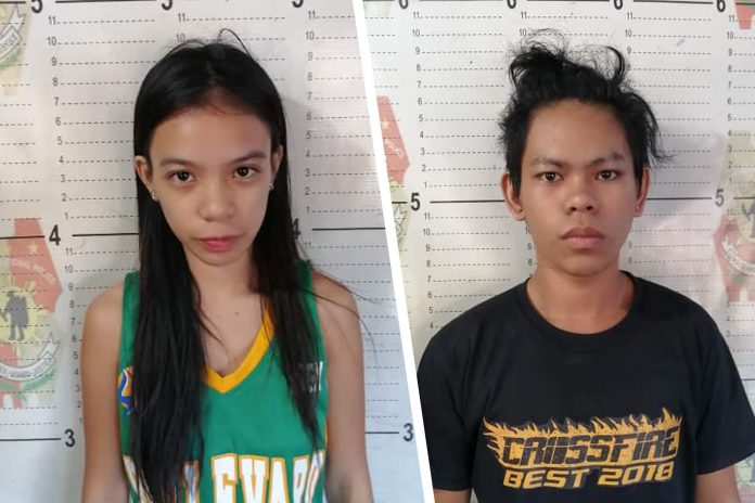 Jessa Pagalilawan and her brother Jestonie Drug suspects Jessa Pagalilawan and her brother Jestonie. BCPO