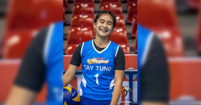 Katherine Shaine Cortez Katherine Shaine Cortez leads Bacolod Tay Tung High School-A in the Bacolod City age-group girls volleyball competition. VOLLEYBALL PH PHOTO