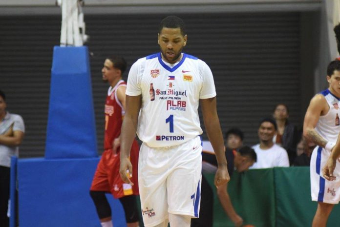 Khalif Wyatt finishes with 17 points in San Miguel-Alab Pilipinas’s game against Formosa Dreamers of Taiwan. TIEBREAKER TIMES PHOTO