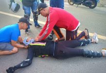 Antiqueña dies in Negros motorcycle accident Rescuers assist Antiqueña Mary Grace Pe after she figured in an accident while participating in a two-day motorcycle event in Barangay 1 Poblacion, Hinobaan, Negros Occidental on Dec. 1. The unfortunate incident has claimed her life. STEPHEN LOUIE CHECA/PN