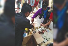 NegOcc govāt orders recall of pork goods from ASF-hit areas A team of the Negros Occidental Provincial African swine fever (ASF) Task Force checks the processed foods being sold in a local supermarket on Dec. 9. Some 43 establishments have been ordered to pull out from their shelves all pork products which originated from Luzon and identified ASF-affected countries. NEGROS OCCIDENTAL PROVINCIAL ASF TASK FORCE
