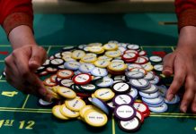 BIR year-to-date collections from POGOs hit P4.4B as of Aug. A casino dealer collects chips at a roulette table in Pasay City, Metro Manila, Philippines. Demand for office spaces in the Philippines posted a record-high of 1.7 million square meters this year, driven mainly by higher demand from the gambling industry. REUTERS/ERIK DE CASTRO