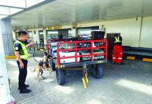 PDEA tightens watch on WV seaports for holidays To ward off entry of narcotics the region, the Philippine Drug Enforcement Agency Region 6 deploys K-9 units at Kalibo International Airport in Aklan province. PDEA REGION 6