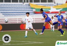Quinley Quezada’s second half hit was not enough to land the Philippine Malditas a bronze medal finish. TIEBREAKER TIMES PHOTO