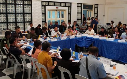 Regional Peace and Order Council Members of the Regional Peace and Order Council in Western Visayas gather for a meeting on Dec. 12. DENR WESTERN VISAYAS