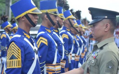 Reserve Officers’ Training Corps (ROTC) High school cadets participate during the 11th Bago City Invitational Fancy Drill Competition in Negros Occidental on Nov. 5. Two members of the Bacolod City Council on Dec. 18 expressed their support to the bill reinstating the Reserve Officers’ Training Corps in public and private senior high schools. THE CITYBRIDGE/BAGO CITY NEWSLETTER