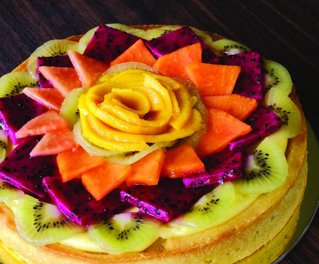 Fruit tart clafoutis