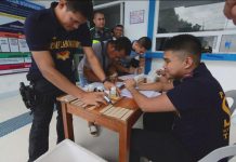 ‘SURPRISE’ DRUG TEST. Policemen queue to submit urine samples for drug testing at the Iloilo City Police Office. A total of 250 police personnel and anti-illegal drugs operatives of the city police were subjected to an unscheduled drug testing yesterday, Dec. 3, 2019. “We want to show to the public that our police officers are drug-free,” says Police Colonel Martin Defensor, city police director. IAN PAUL CORDERO/PN
