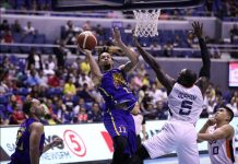 TNT KaTropa surges to 1-0 in PBA semis TNT KaTropa’s KJ McDaniels goes for a tough inside hit. PBA PHOTO