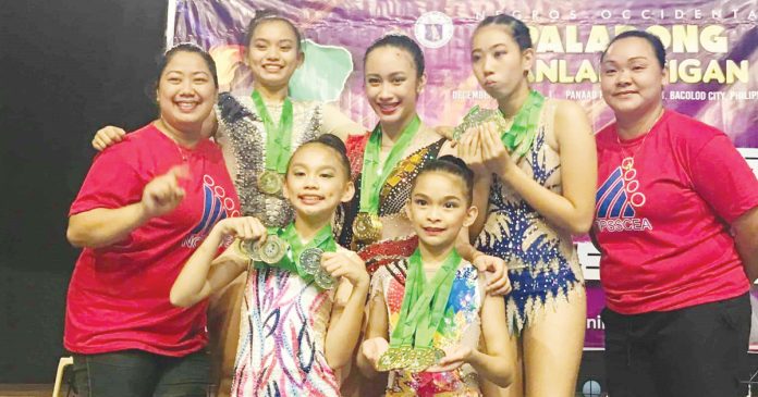 The Area 8’s rhythmic gymnastics team The Area 8’s rhythmic gymnastics team. CONTRIBUTED PHOTO