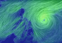 BETTER PREPARED W.|Visayas braces for ‘destructive Tisoy’ Office of Civil Defense Region 6 director Jose Roberto Nuñez says the public should remain prepared for typhoon Tisoy, although it will not directly hit Western Visayas. Screencapture from earth.nullschool.net