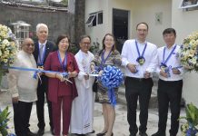 Wilcon partners with Grohe for new public restroom at St. John Bosco Church NEW PUBLIC RESTROOM. Wilcon Depot and Grohe Philippines contribute to the construction of the new public restroom at St. John Bosco church (from left) Fr. Manuel Nicolas SDB, Grohe executive director of Human Resources & Organization Michael Mager, Wilcon SEVP – chief operating officer Rosemarie Ong, Fr. Gaudencio Carandang SDB, Dr. Susanne Franke, Grohe vice president of Training & Management Development Timo Kurz, and Lixil Philippines general manager Alpha Ang during the ribbon-cutting ceremony on Nov. 29, 2019.