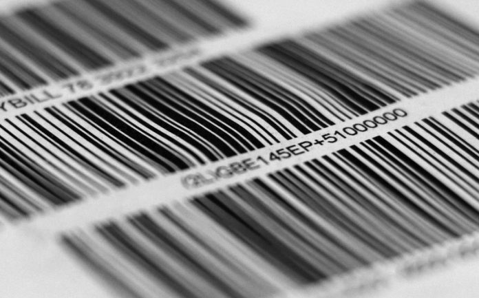 barcode Barcodes are seen on a package. Engineer George Laurer, who co-invented the barcode and helped transform the retail world in the 1970s, has died at the age 94. REUTERS