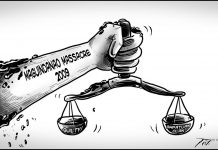 Editorial cartoon for December 21, 2019