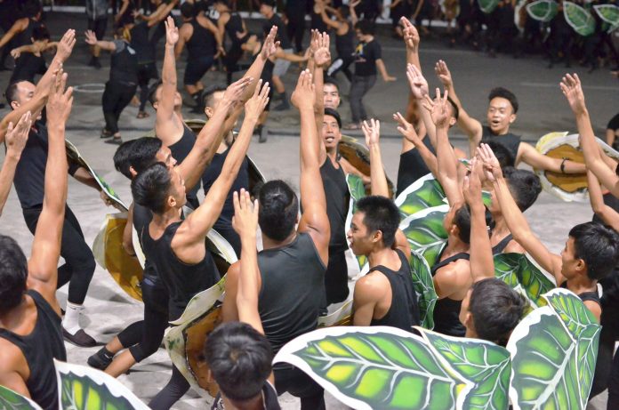 2020 Dinagyang Festival DINAGYANG OPENING SALVO TODAY. A contingent participating in the ati tribes competition of the 2020 Dinagyang Festival rehearses to perfect its performance. This afternoon, Jan. 10, 2020, is the opening salvo of the festival which is now on its 51st year. Dinagyang is known for its participants’ impressive choreography and striking costumes that reflect Ilonggo ingenuity, craftsmanship and artistry. The competition this year is on Jan. 26. IAN PAUL CORDERO/PN