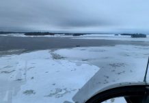 5 French tourists missing after Quebec mishap A helicopter carrying provincial police officers from the Surete du Quebec searches an area for five missing French snowmobilers off Beemer Island on Lac-St-Jean, Quebec, Canada on Jan. 22. SURETE DU QUEBEC/HANDOUT VIA REUTERS.