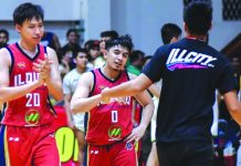 Aaron Jeruta scores the game-winning basket for Iloilo United Royals against Zamboanga Family Sardines at the University of San Agustin Gymnasium last Jan. 18. MPBL PHOTO