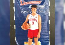 Agapito Clarito leads University of San Agustin to victory after a 19-point performance.