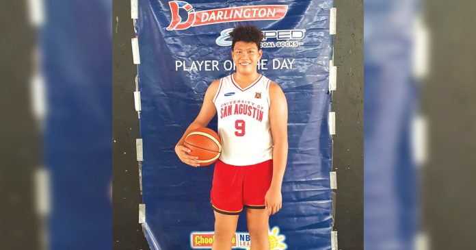 Agapito Clarito Agapito Clarito leads University of San Agustin to victory after a 19-point performance.