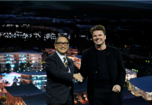 Toyota to build prototype ‘city of the future’ President of Toyota Motor Corporation Akio Toyoda (L) and Danish architect and Bjarke Ingels Group chief executive officer Bjarke Ingels pose at a news conference where Toyota announced plans to build a prototype city of the future on a 175-acre site at the base of Mt. Fuji in Japan, during the 2020 Consumer Electronics Show in Las Vegas, Nevada, United States Jan. 6, 2020. REUTERS