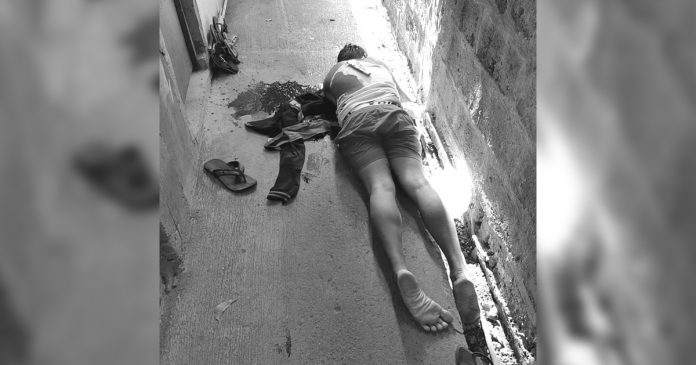 Bakeshop worker Jan Jan Lañada Bakeshop worker Jan Jan Lañada lies dead after being stabbed to death by his friend on Roosevelt Street, Barangay Zone II, Santa Barbara, Iloilo on Jan. 22. CONTRIBUTED PHOTO