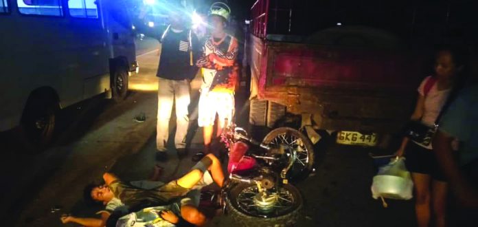 These victims sustain injuries on the body after a road crash in Barangay Salvacion, Murcia, Negros Occidental on Jan. 8. MURCIA MUNICIPAL POLICE STATION/NOCPPO