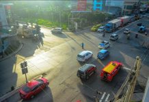 TRAFFIC BOTTLENECK: Construction of P480-M Ungka flyover set to start On this intersection in Barangay Ungka II, Pavia, Iloilo will rise a 453.70-meter long flyover that is expected to ease traffic congestion in the area. The flyover is expected to be completed early next year. IAN PAUL CORDERO.PN
