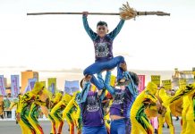Dinagyang 2020 is festival’s biggest edition – Treñas PERFORMANCE PREVIEW. Dancers of Dinagyang tribe Panayanon give a sneak peek of their performance during the festival’s opening salvo at the Iloilo City Freedom Grandstand. Yesterday’s opening salvo kicked off the annual festival famous the world over for its participants’ impressive choreography and striking costumes. The tribes contest is on Jan. 26. Dinagyang is the Hiligaynon word for revelry or merrymaking. IAN PAUL CORDERO/PN