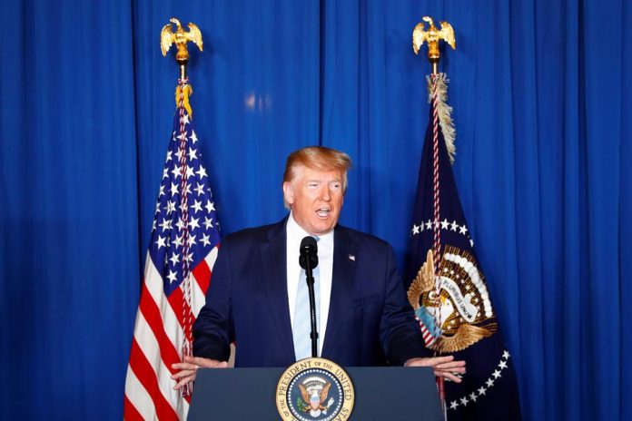 Donald Trump United States President Donald Trump delivers his remarks in West Palm Beach, Florida on Jan. 3. REUTERS/TOM BRENNER