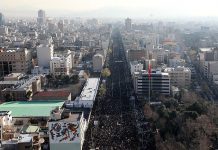 Downtown Tehran was brought to a standstill Monday as mourners flooded the Iranian capital to pay an emotional homage to Qasem Soleimani, the "heroic" general killed in a US strike. Official Khamenei website/Handout via Reuters