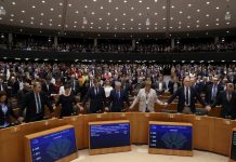 EU lawmakers give ‘final nod to Brexit’ Members of the European Parliament react after voting on the Brexit deal during a plenary session in Brussels, Belgium on Jan. 29. REUTERS/YVES HERMAN/POOL
