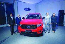 Ford Philippines boosts pickup truck portfolio with new Ranger FX4, upgraded Ranger lineup (From left) Jonathan Legaspi, sales director; Ryan Lorenzo, marketing director; PK Umashankar, managing director; and Yukontorn ‘Vickie’ Wisadkosin, president, ASEAN.