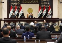 Iraq wants foreign troops out after air strike Members of the Iraqi parliament are seen in Baghdad, Iraq on Jan. 5. IRAQI PARLIAMENT MEDIA OFFICE/HANDOUT VIA REUTERS