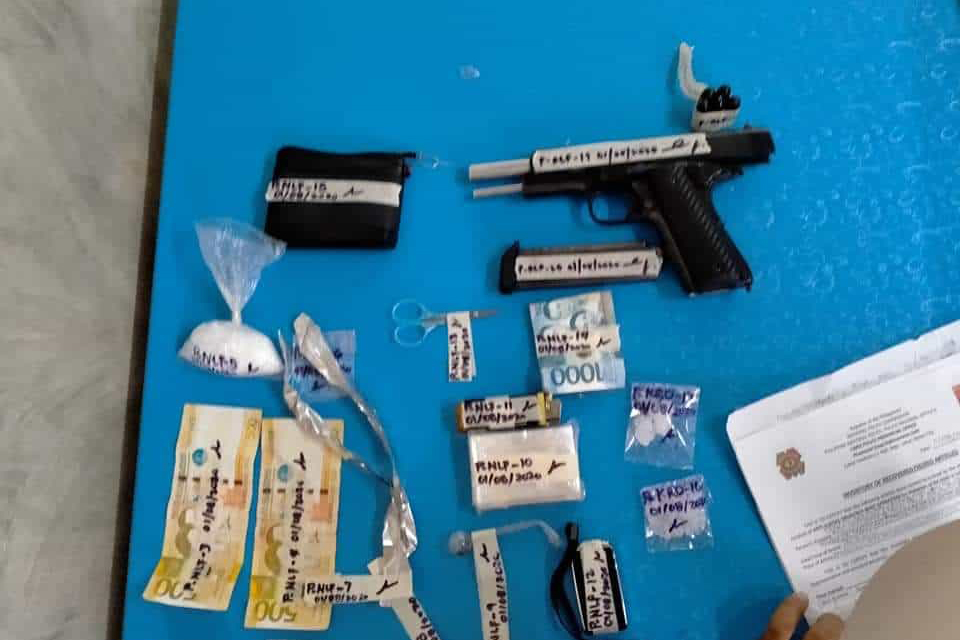 Recovered items from drug suspects Nemecio Lagayada, Kirtneill Recibe and Michael Abilibit during an entrapment operation in Barangay Jumaguicjic, Roxas City, Capiz on Jan. 8. GLENN BEUP/PN