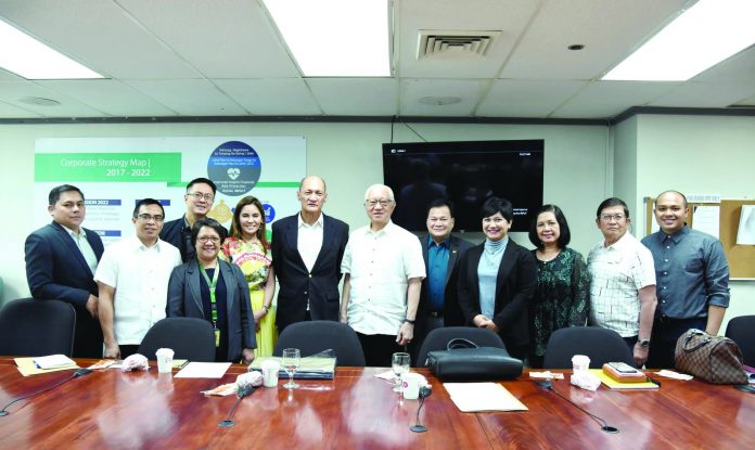 PhilHealth president and CEO Ricardo Morales PhilHealth president and CEO Ricardo Morales (6th from left) and Batangas governor Hermilando Mandanas (beside Morales) together with senior PhilHealth officials and senior provincial officers of Batangas meets to thresh out various operational issues in the implementation of Universal Health Care Act. PHILHEALTH