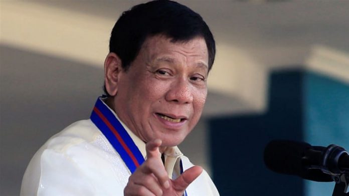 President Rodrigo Duterte President Rodrigo Duterte urges Marines to use their new weapons “to kill the enemies of the State,” during the ceremonial turnover of military equipment and firearms to the Philippine Marine Corps. REUTERS/ROMEO RANOCO