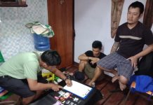 Drug suspects fall in buy-bust An antidrug officer inspects the items seized from drug suspects Rish Ivan Javier and Ryan Libre during an entrapment operation in Barangay 1, Bacolod City on Jan. 29. POLICE STATION 2/BCPO