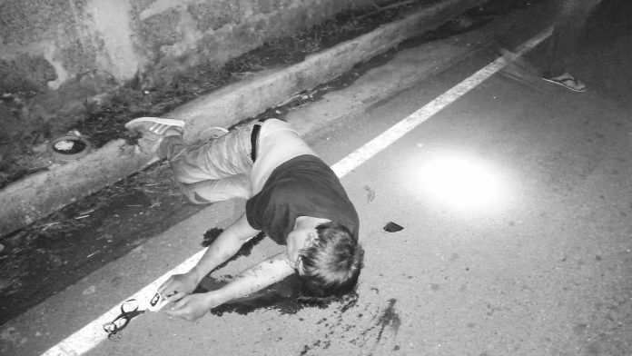 Rolanda Pineda Rolanda Pineda lies dead on the road after his driven motorcycle crashed against a truck in Barangay Granada, Bacolod City on Jan 20. POLICE STATION 5/BCPO