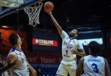 Singapore drubs Philippines in ASEAN caging San Miguel-Alab Pilipinas’ Khalif Wyatt goes for a layup. ABS-CBN PHOTO