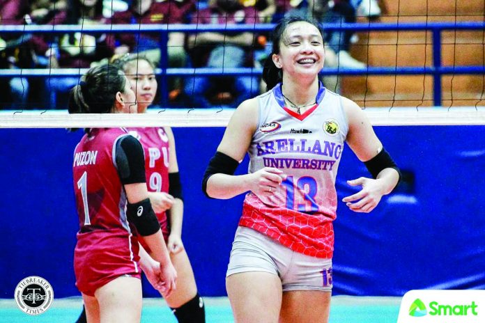 Regine Arocha spearheads Arellano University Lady Chiefs' triumph over Lyceum Lady Pirates. TIEBREAKER TIMES