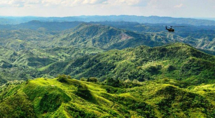 Tapaz, Capiz GREEN AND ASH-FREE. The forest cover of Tapaz, Capiz in central Panay Island remains verdant and not covered with volcanic ash. No ash fall from Taal Volcano’s eruption in faraway Batangas province has so far been reported in any part of the island and the rest of Western Visayas, according to the Environmental Management Bureau that is monitoring Region 6’s air quality. IAN PAUL CORDERO/PN