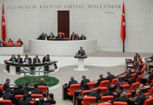 Turkey passes Libya deployment bill Ismet Yilmaz, head of the parliament’s national defense committee from the ruling AK Party, addresses lawmakers at the Turkish Parliament in Ankara, Turkey on Jan. 2. REUTERS/STRINGER NO RESALES. NO ARCHIVES