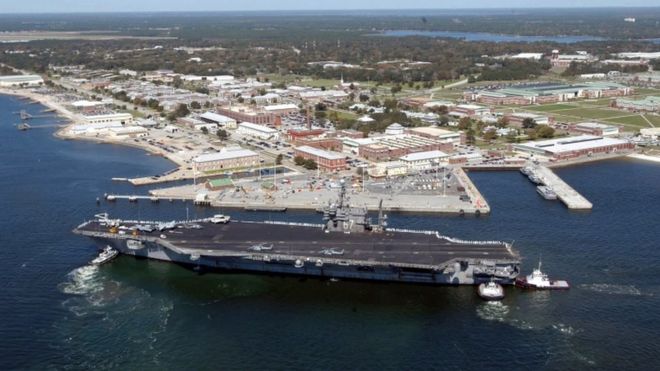 US expels 21 Saudi military cadets after gun attack Twenty-one members of the Saudi military were expelled from the United States after a cadet carried out a mass shooting at the Naval Air Station Pensacola, Florida last month. EPA
