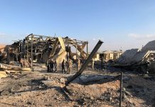 US troops diagnosed with ‘traumatic brain injury’ after Iran strike United States soldiers inspect the site where an Iranian missile hit an air base in Anbar province, Iraq on Jan. 13. REUTERS/ JOHN DAVISON
