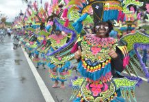 ‘Vikings’ crowned champion in Kalibo Ati-Atihan’s ‘sadsad’ Vikings perform during the Kalibo Ati-Atihan Festival on Jan. 18. The group has bested six other local tribes in this year’s street dancing competition known as “sadsad” in the tribal big category. IAN PAUL CORDERO/PN